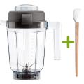Vitamix 0.9 liter Dry Grains Container Classic with Kitchen Clever Spatula 3 cm wide