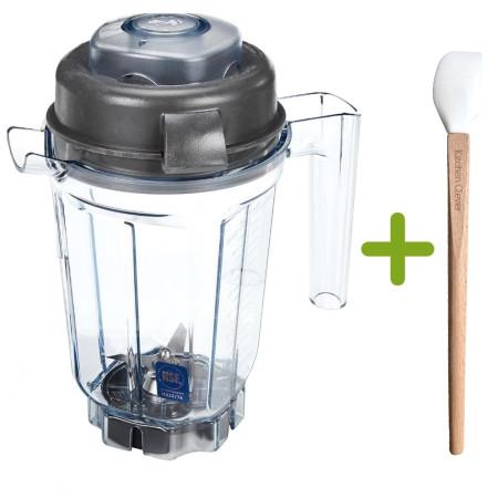 Vitamix 0.9-Liter Container with Kitchen Clever Spatula 3 cm wide