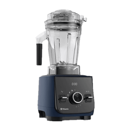 Vitamix Ascent X2 midnight blue from the side