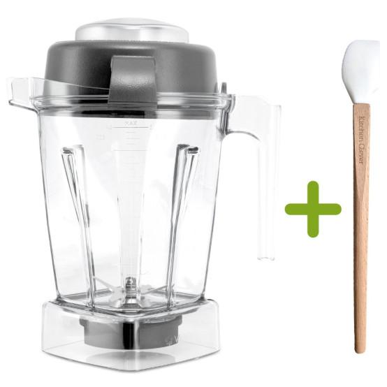 Vitamix 1.4-Liter Container Classic front with Kitchen Clever Spatula 3 cm wide