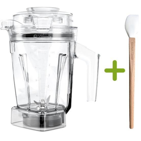 Vitamix 1.4-Liter Container Smart front with Kitchen Clever Spatula 3 cm wide