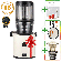 Hurom H-330P cream incl. book and icecream strainer