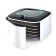 Infrared food dehydrator CI IR D5 with open door