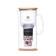 Glass Water Filter Jug (Lotus Vita) with waterstones