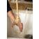Cleaning brush for bottle neck cleaning of retap bottle 