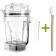 Vitamix 1.4-Liter Container Smart front with Kitchen Clever Spatula 3 cm wide