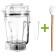 Vitamix Aer Disc Container Smart front with Kitchen Clever Spatula 3 cm wide