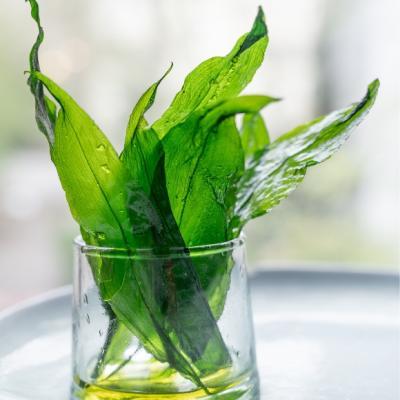 wild garlic chips