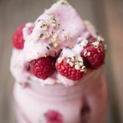 Nicecream recipes raspberry banana