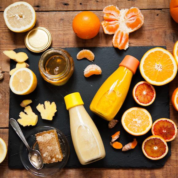 blender ginger shot texture comparison smooth chunky