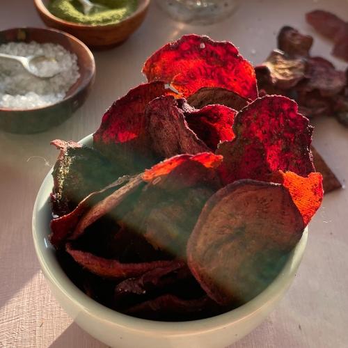 Beetroot chips