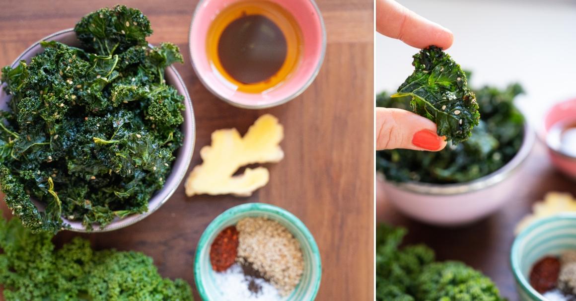 Dehydrator Recipes: Kale chips