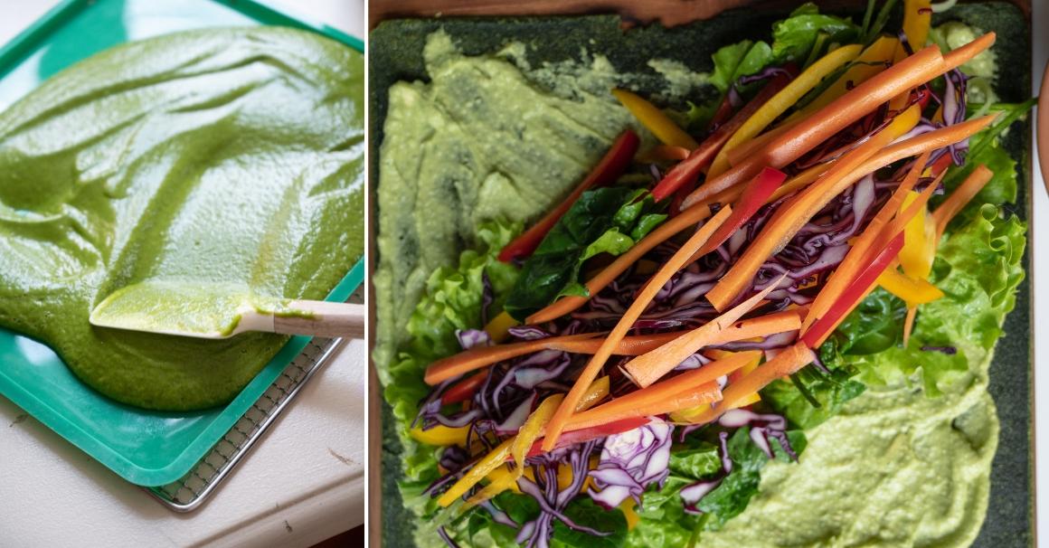 Dehydrator Recipes: Gluten-free raw wraps