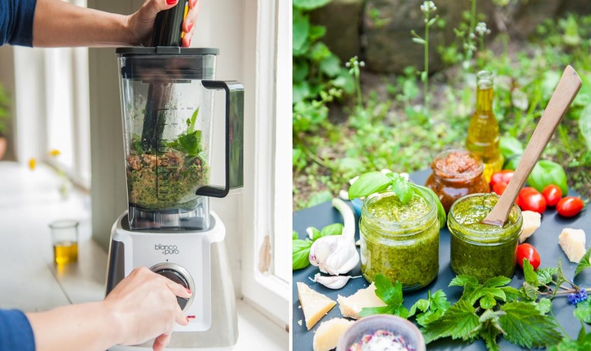 Pesto recipes from the blender