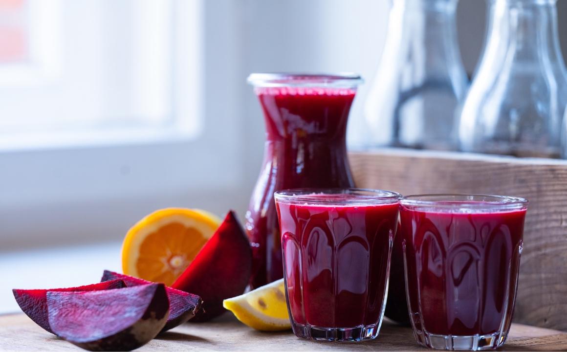 Beetroot juice for a healthy diet