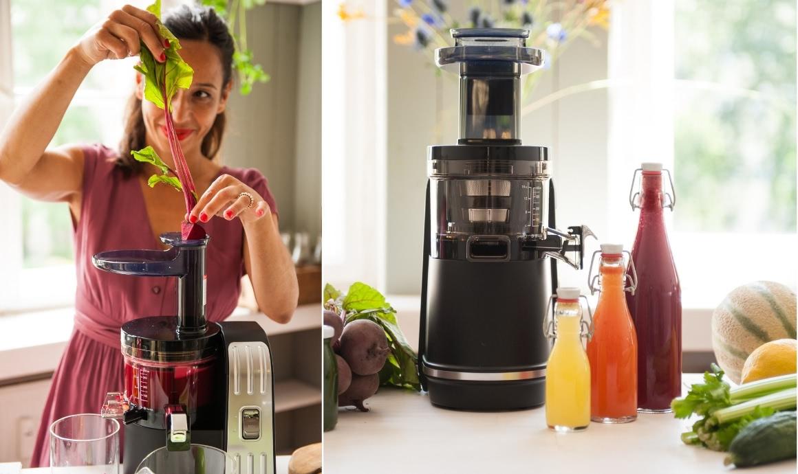 Prepare juices in the Sana Juicer-828